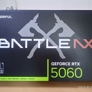 미개봉 새제품 컬러풀 지포스 RTX 5060 NB EX 8GB-V 3팬