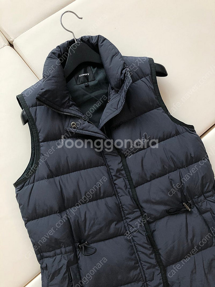 띠어리 정품 구스다운 거위털 롱 패딩 조끼 베스트--3