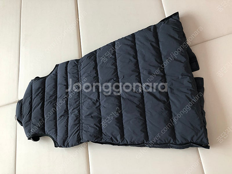 띠어리 정품 구스다운 거위털 롱 패딩 조끼 베스트--7