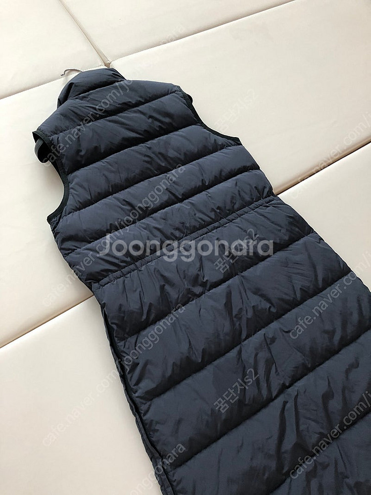 띠어리 정품 구스다운 거위털 롱 패딩 조끼 베스트--8