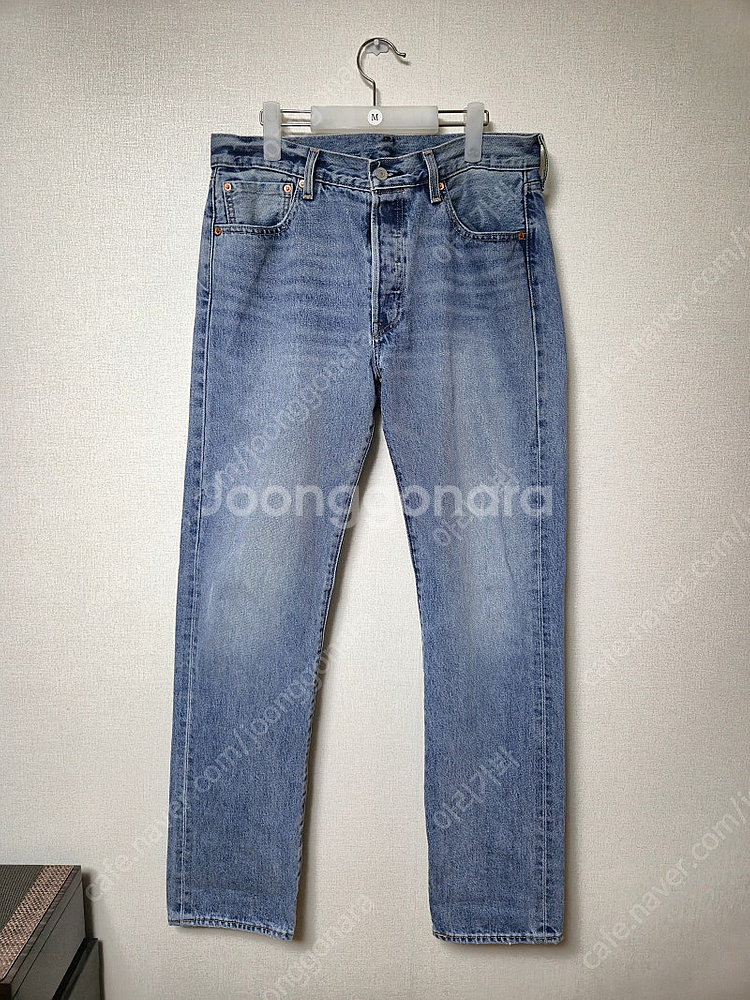[Levi's] 리바이스 프리미엄 501 셀비지 연청 (W33 L34)--1