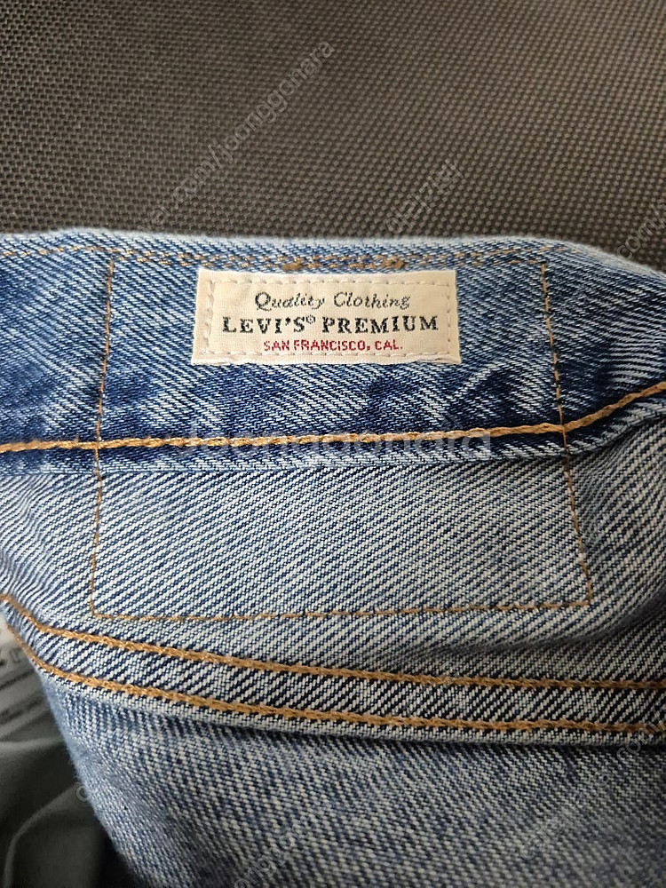 [Levi's] 리바이스 프리미엄 501 셀비지 연청 (W33 L34)--4