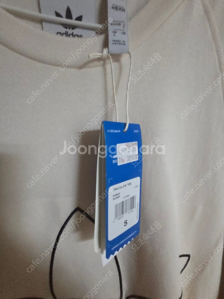 아디다스 티셔츠 s (박시한스타일) 완전새상품--2