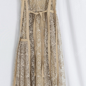 베르데오시도 모리 드레스 Mori Dress 자수 장식 튤 (Dune) S