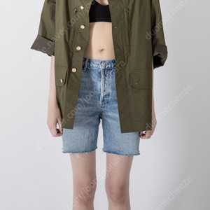 베르데오시도 여름야상 왁스코팅 Boy's F2 Field Jacket - in Cotton (Khaki) XS (택포)