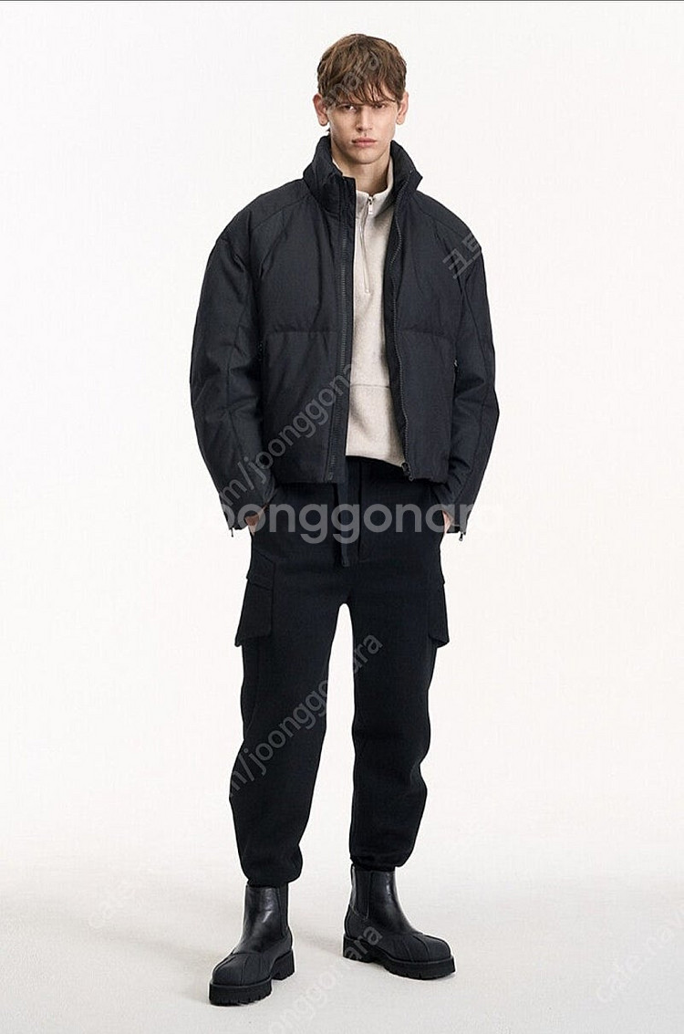 시스템옴므 system 23fw 바이커 블랙 구스다운 ...--0