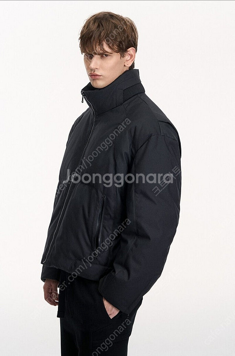 시스템옴므 system 23fw 바이커 블랙 구스다운 ...--1