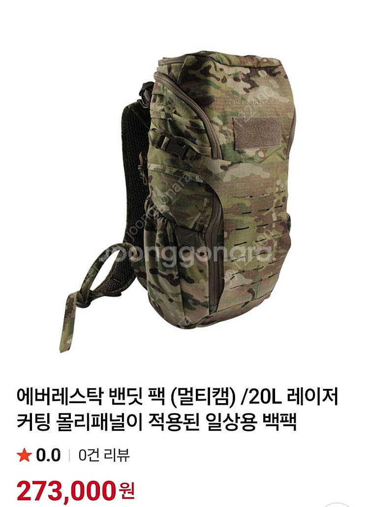 에버레스탁 밴딧 20L멀티캠--0