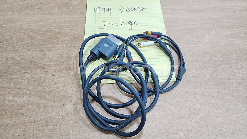 XBOX360 컴포넌트 케이블 마이크로소프트 정품--0