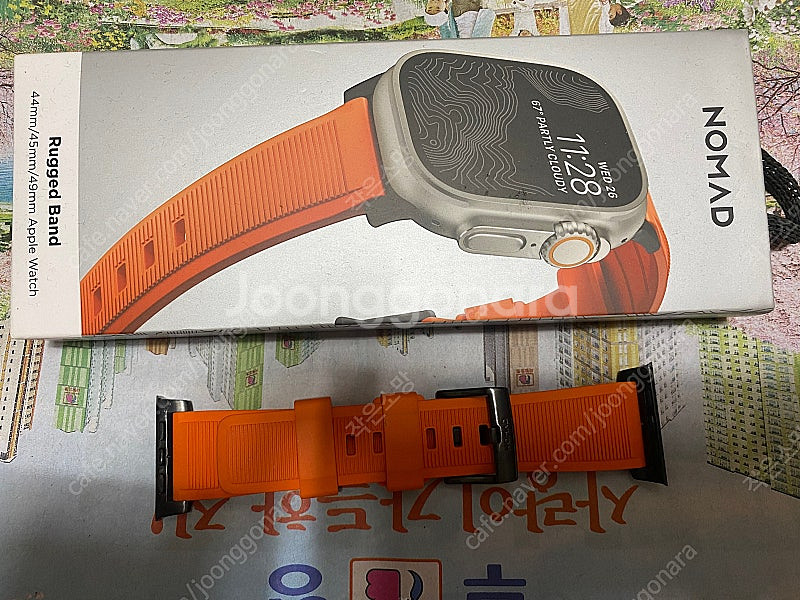 노마드 러기드 애플워치밴드(오렌지)--0