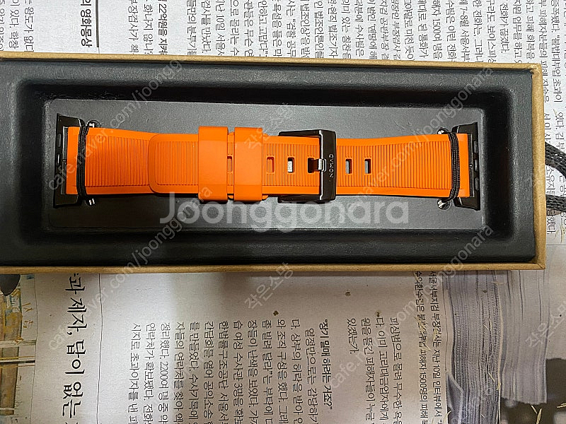 노마드 러기드 애플워치밴드(오렌지)--1