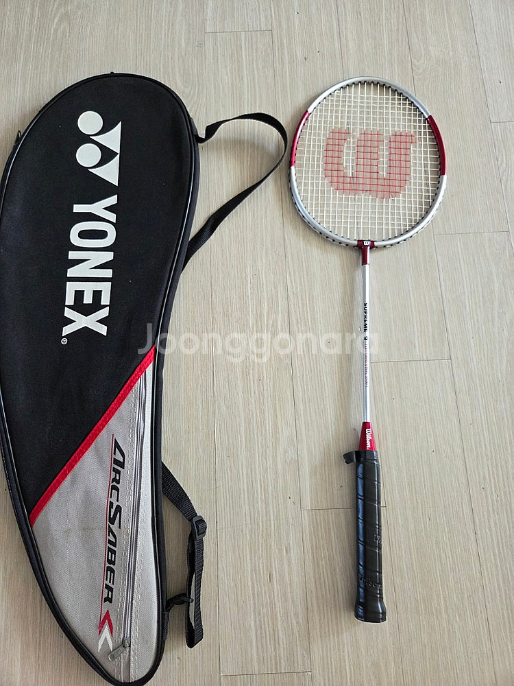 테니스라켓 3개&배드민턴 라켓 3개--8