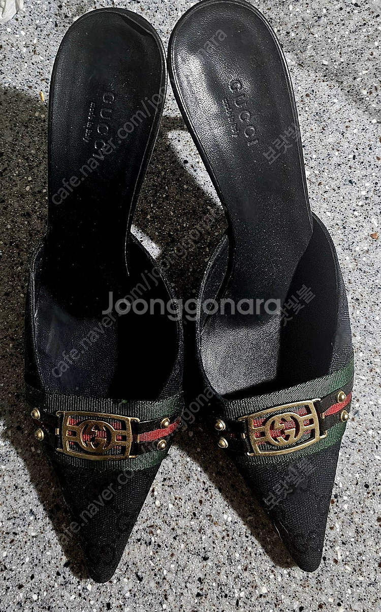 정품 구찌 구두 뮬 38c (245~250)새제품--1