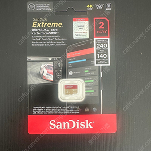 샌디스크 Extreme microSDXC 카드 2TB 새상품