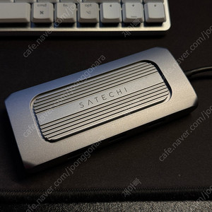 사테치 USB C타입 10in1 듀얼4k HDMI 맥북 멀티허브 MX어댑터