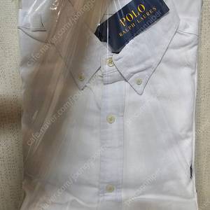 폴로 옥스포드 면(얇은) 셔츠 네이비 화이트 L(105-110)팝니다