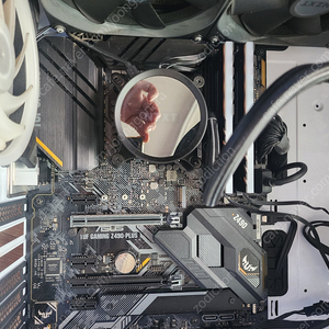 asus tuf z490 plus 메인보드, nzxt x63 수냉쿨러