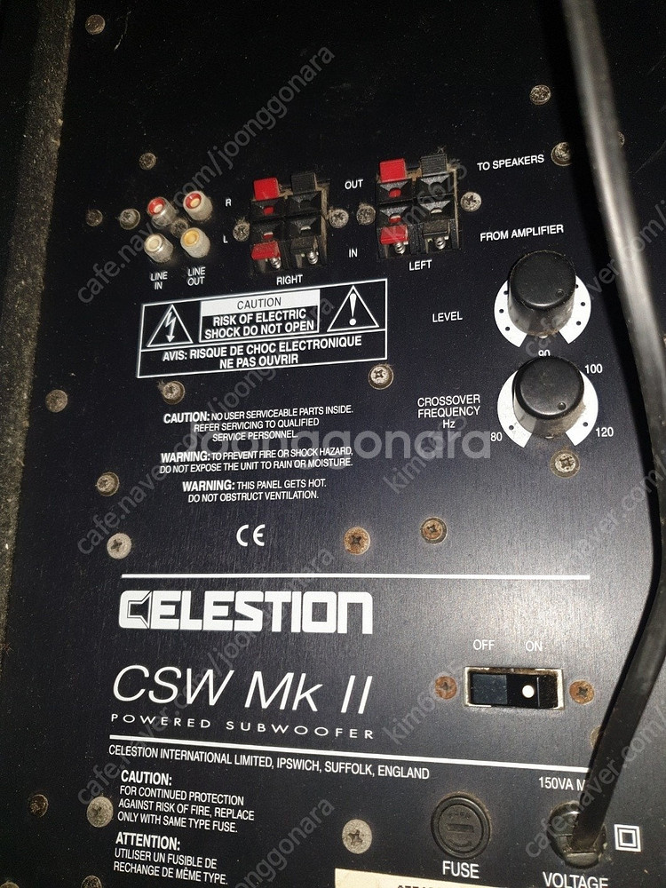 셀레스천 액티브 서브우퍼 csw mk2와 소형 스피커 ...--1