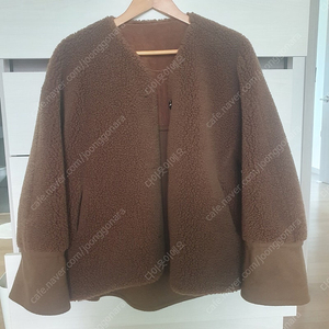 시스템 무스탕 양면코트 한섬