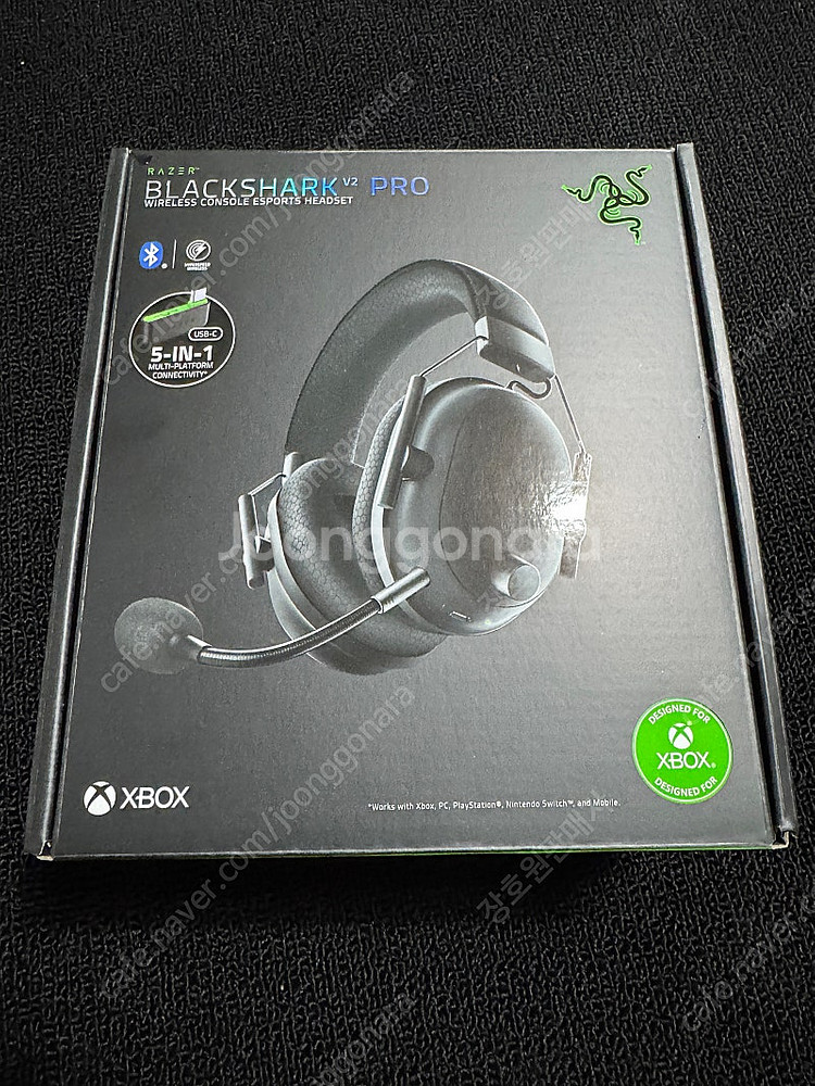 레이저 블랙샤크 V2 pro xbox 판매합니다--0