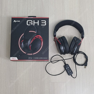 에이투 GH3 가상 7.1채널 게이밍 헤드셋