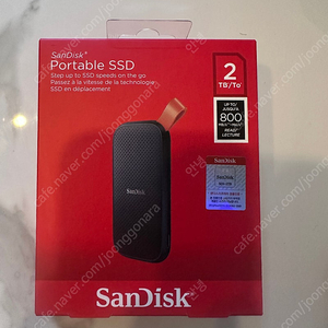 [미개봉택포] 샌디스크 SSD 2tb 외장하드