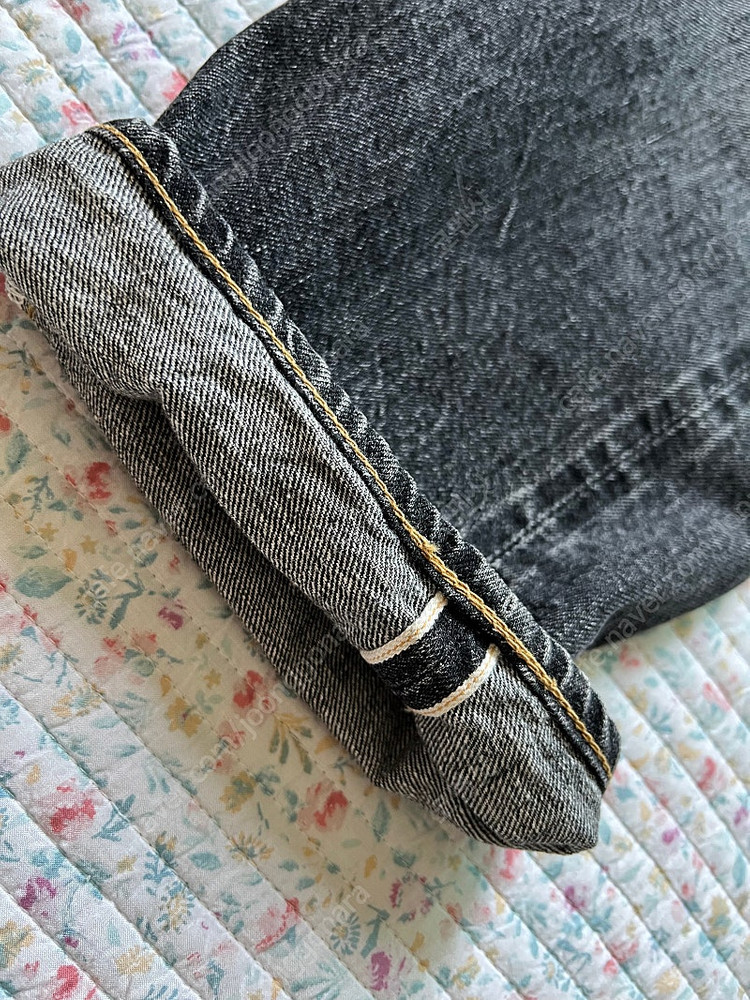 웨어하우스 1101 블랙 흑청 데님 (31기장) 이미지