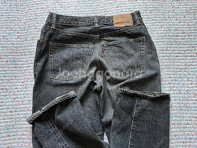 웨어하우스 1101 블랙 흑청 데님 (31기장)--3