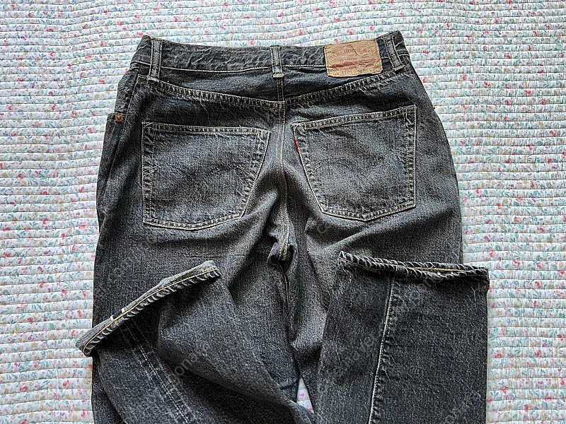 웨어하우스 1101 블랙 흑청 데님 (31기장) 이미지