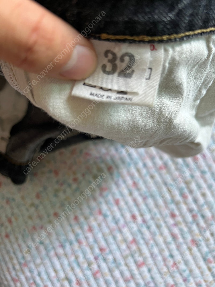 웨어하우스 1101 블랙 흑청 데님 (31기장) 이미지