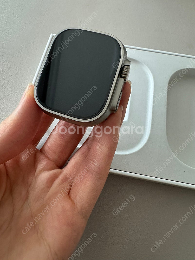 애플워치 울트라2 49mm 내추럴 s급 풀박스--1