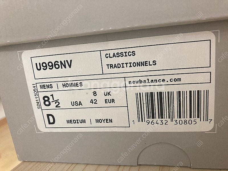 뉴발란스 996 USA 네이비 265 사이즈. 990 ...--5