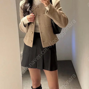아카이브제이투유 틸다 홈스펀 트위드 자켓 봄가을트위드자켓
