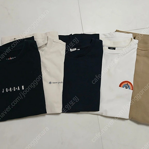 택포)반팔티셔츠 모음L,XL 5벌 일괄판매