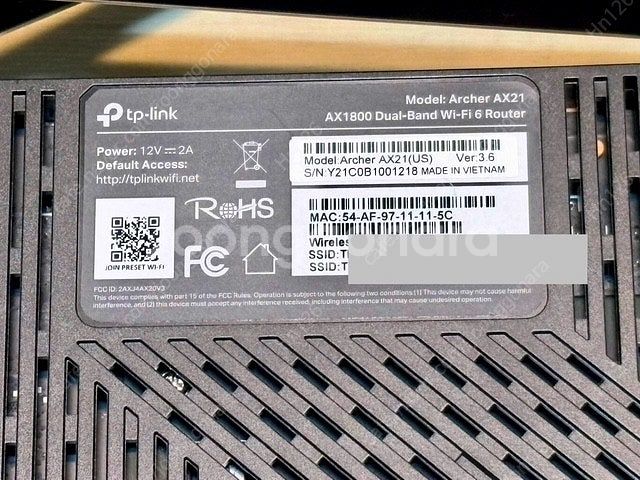 티피링크 wifi-6 router 공유기--1