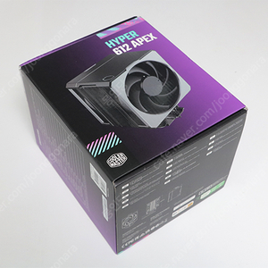 쿨러마스터 HYPER 612 APEX 블랙 CPU 쿨러 판매.