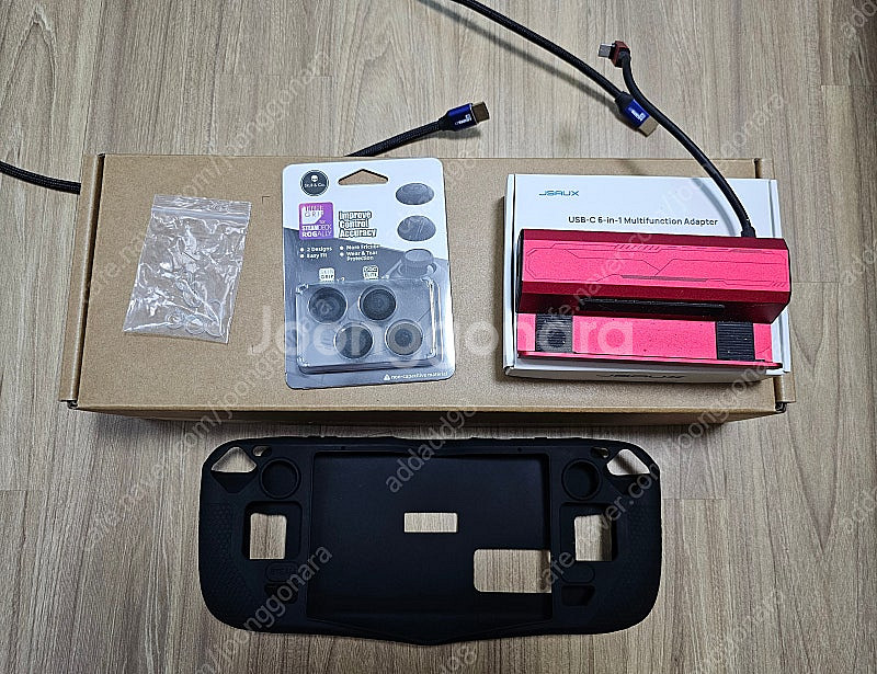 스팀덱 OLED 512GB 미사용 + 액세서리 팝니다--0