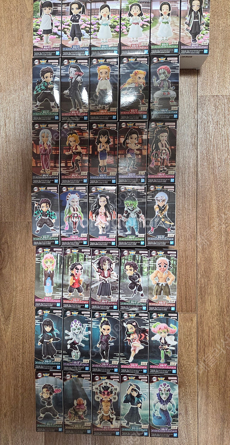 귀멸의칼날 월드콜렉터블 풀세트 판매--1