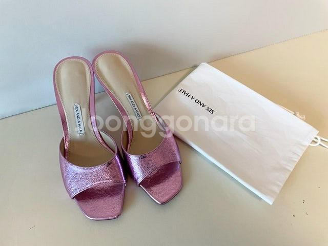 식스앤어하프 Lisa-metallic Pink (230...--7