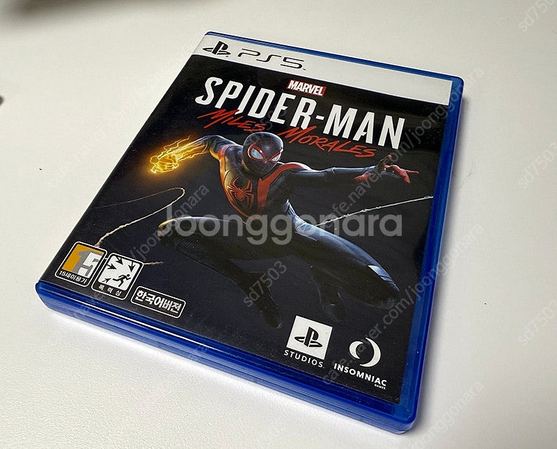 PS5 게임타이틀 스파이더맨 마일즈 판매합니다--0