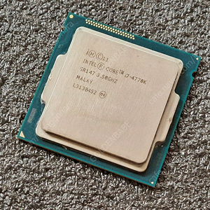 인텔 하스웰 대장 i7 4770k cpu 4.5만 반택포