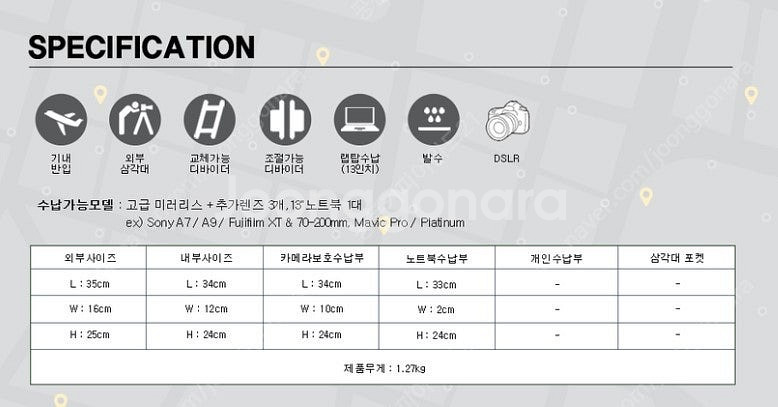 내셔널지오그래픽 워크어바웃 NG W5310 백팩팝니다.--9