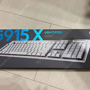 로지텍 G915X 화이트 색상 풀배열 새상품 판매