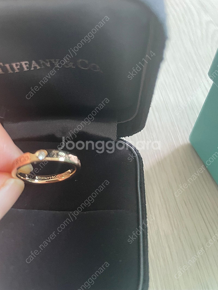 티파니앤코 다이아몬드3p 밴드링--4