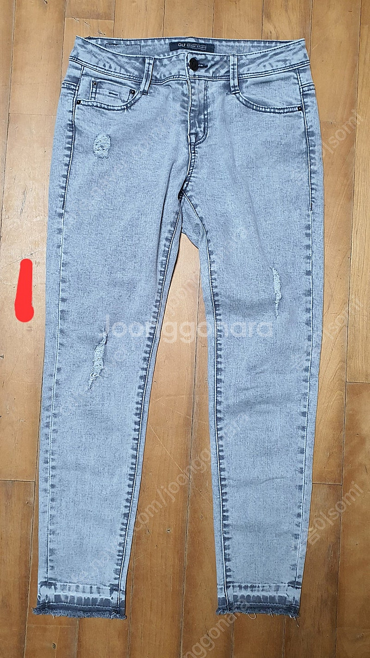 GU 여성 데님 팬츠 스키니핏 청바지--1