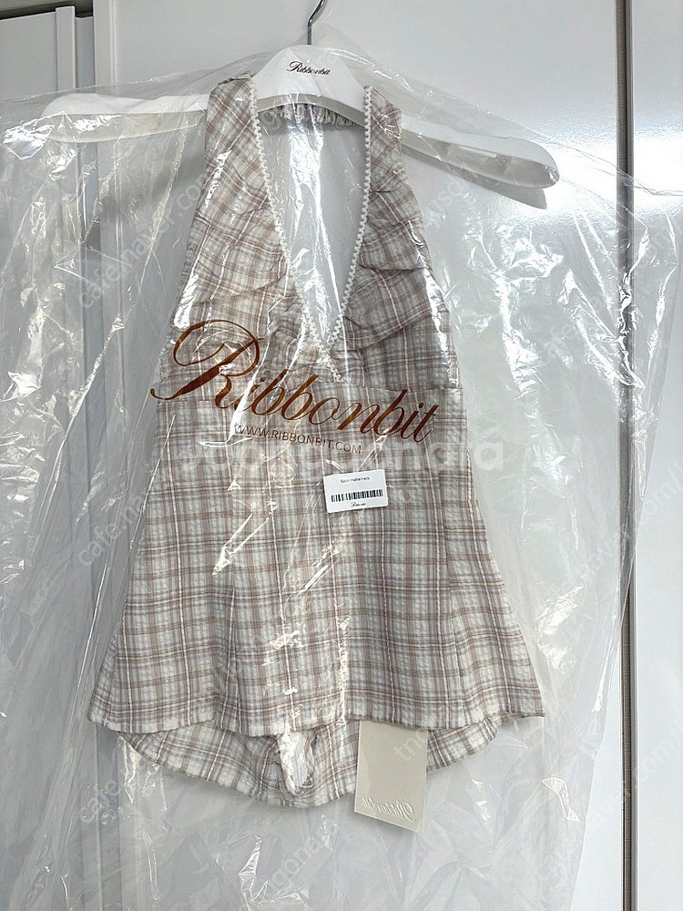 새상품 리본빛 raon halterneck top 라온...--1