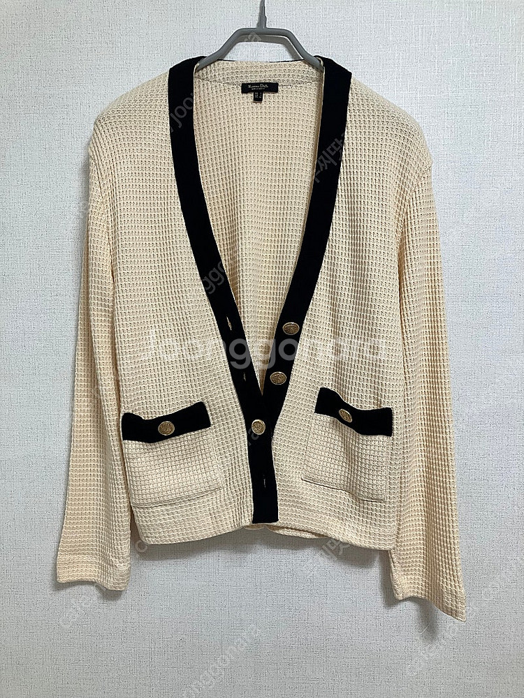 마시모두띠 콘트라스트 니트 가디건--0