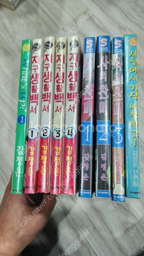 김정은 작가 순정만화 일괄 택포 3.5--0