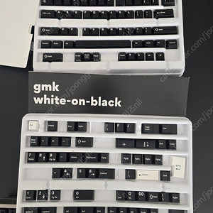 GMK 블랙이색 WOB키캡 BASE SET