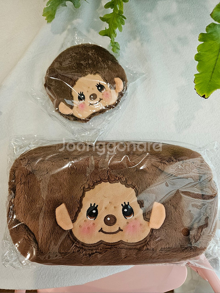 몬치치 동전지갑키링 필통 파우치--0